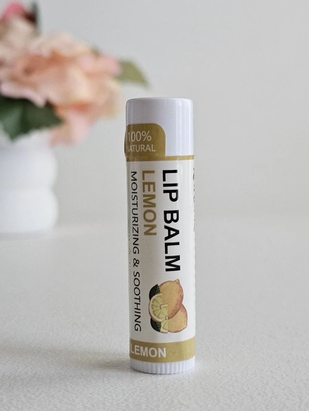 100% Natural Lip Balm 6 Pack Bundle Honey Lavender Grapefruit Lemon Shea Butter